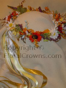 Golden Meadow wreath-Beautiful, the perfect autumn halo for the free spirit in you!