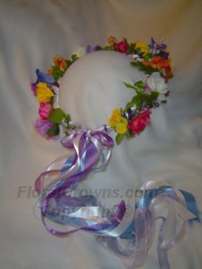 Briana, bright and happy summer wreath.